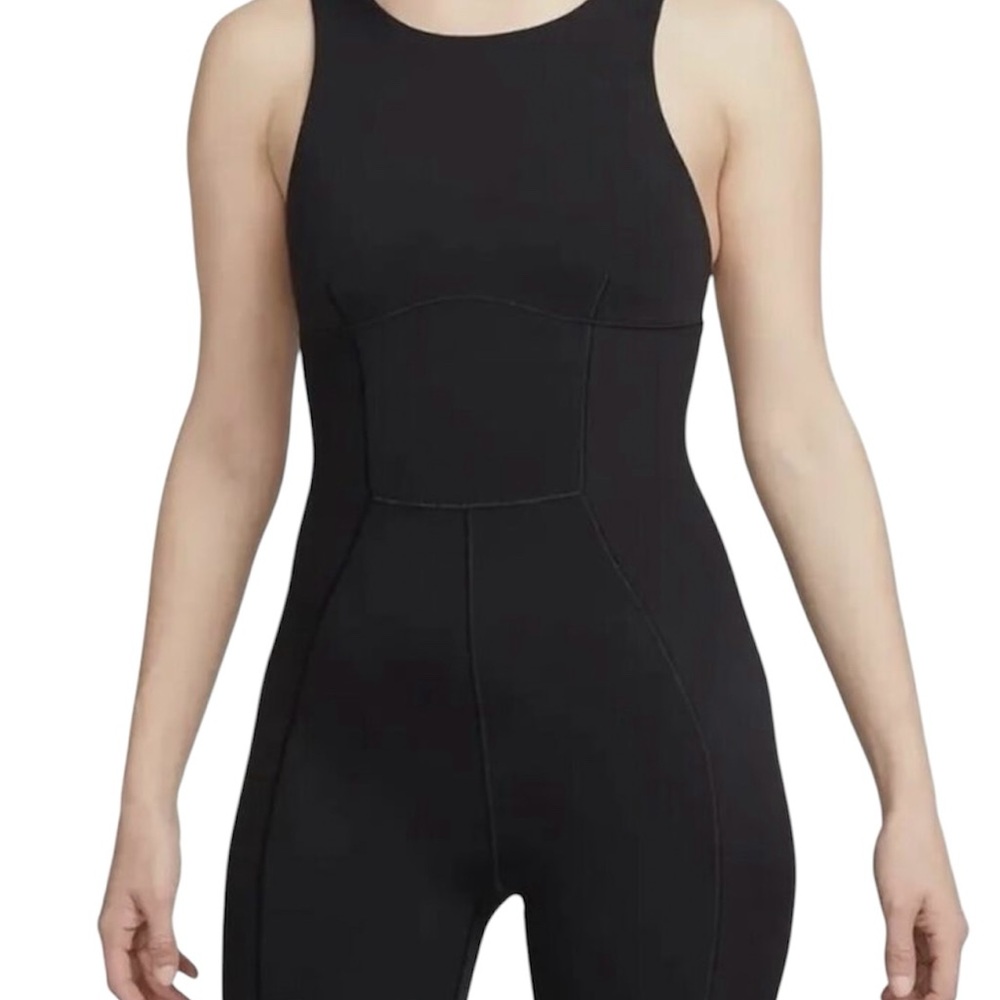 NWT Nike Yoga Dri-Fit Luxe Jumpsuit Black Size M